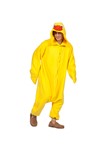 Tub Time the Ducky Adult Unisex Funsie: Yellow duck hooded union suit, one size fits most adult