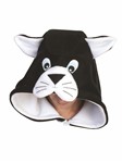 Cassidy the Cat Adult Funsie, Black/White One Size, Unisex