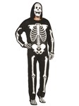 3-D EVA Skeleton adult 6 pc costume One size fits most