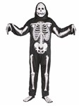 3-D EVA Skeleton adult 6 pc costume One size fits most