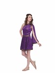 Roman Toga adult female costume (short skirt)