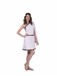 Roman Toga adult female costume (short skirt)